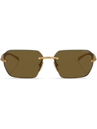 prada frameless sunglasses|prada sunglasses clearance.